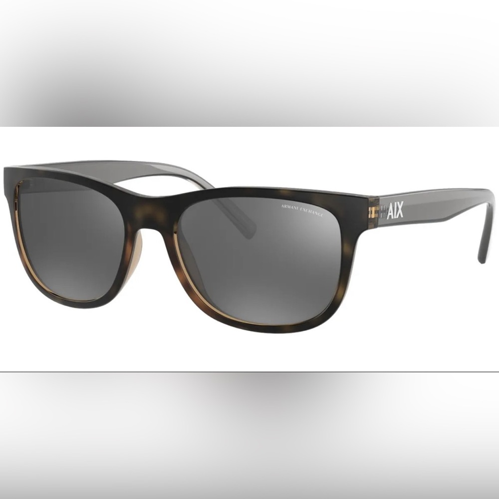 Armani Exchange Polarized Matte Havana Sunglasses Men's - AX4103SF 8029Z3 56